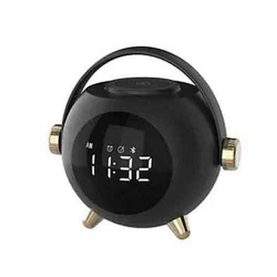JEDI Multifunction BT Speaker Alarm Clock High Quality Bedside Portable Wireless Mobile Phone Charger